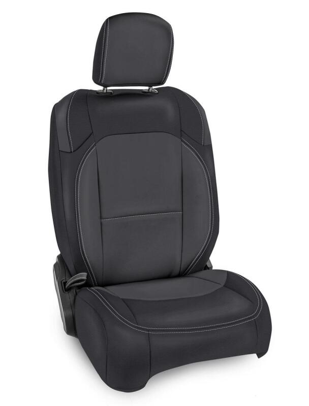 PRP Seats PRP 2018+ Jeep Wrangler JL/2 door/Rubicon Front Seat Covers (Pair) - Black/Grey