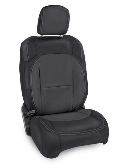PRP Seats PRP 2018+ Jeep Wrangler JL/2 door/Rubicon Front Seat Covers (Pair) - Black/Grey
