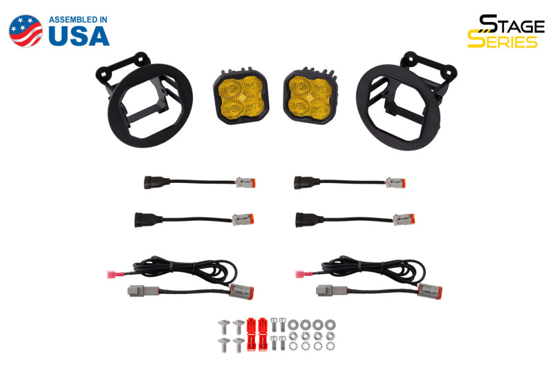 Diode Dynamics SS3 Pro Type OB Kit ABL - White SAE Fog