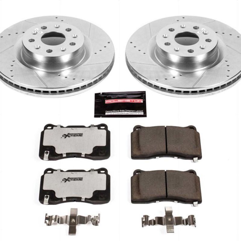 PowerStop Power Stop 16-17 Cadillac CT6 Front Z26 Street Warrior Brake Kit