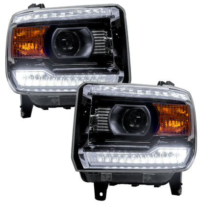 ORACLE Lighting Oracle 14-15 GMC Sierra Headlight DRL Upgrade Kit - ColorSHIFT w/o Controller