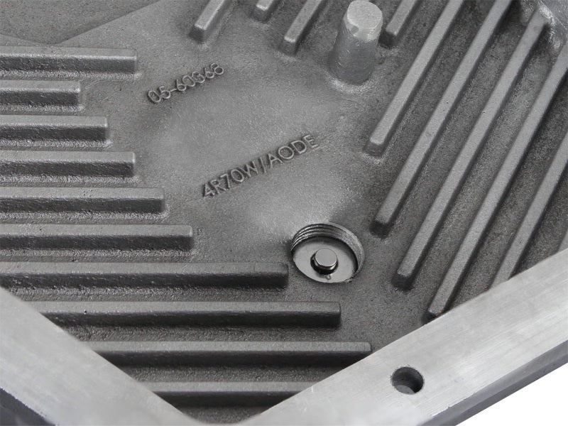 aFe Transmission Pan (Black); Ford Trucks 94-08 AODE