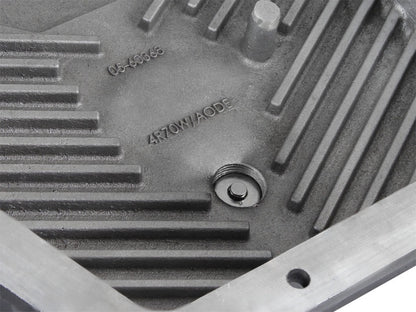 aFe Transmission Pan (Black); Ford Trucks 94-08 AODE