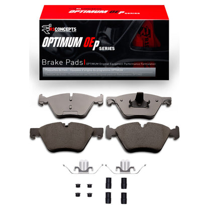R1 Concepts R1 12-16 BMW 528I Front Optimum OE Pads & Hardware Kit