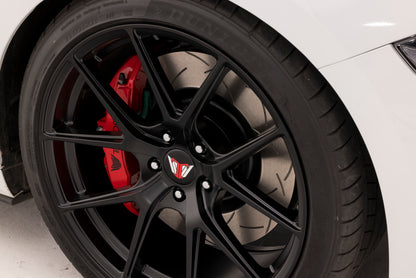 DBA 2015 Ford Mustang EcoBoost/GT w/o Brembo Calipers Front Drilled & Slotted 4000 Series Rotor