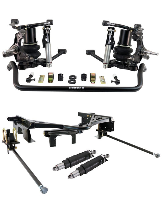 Ridetech 88-98 Chevy C1500 2WD Air Suspension System w/ LD Drop Spindles