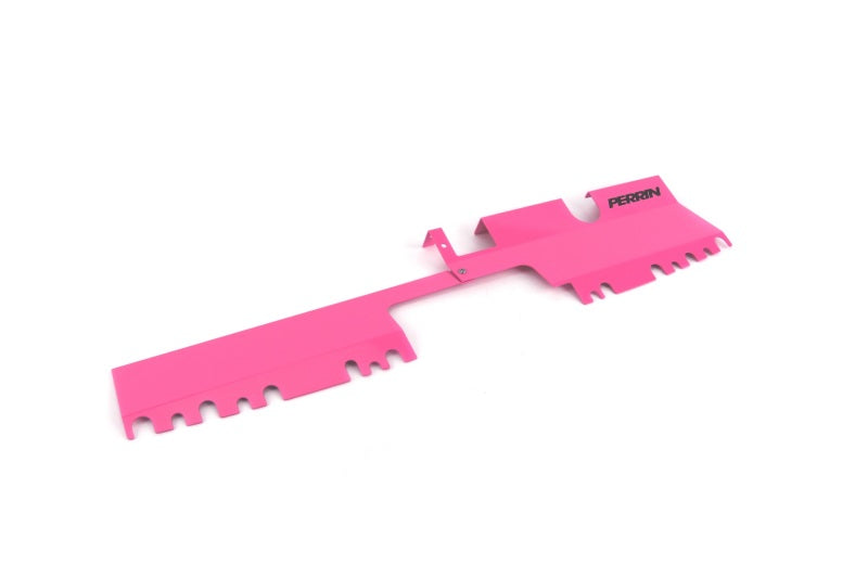 Perrin Performance PERRIN 15-21 Subaru WRX/STI Radiator Shroud (With OEM Intake Scoop) - Hyper Pink