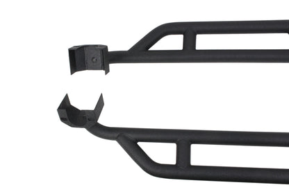 Fishbone Offroad 07-18 Jeep JK 2 Door Wrangler JK Steel Rock Sliders - Blk Textured Powdercoat