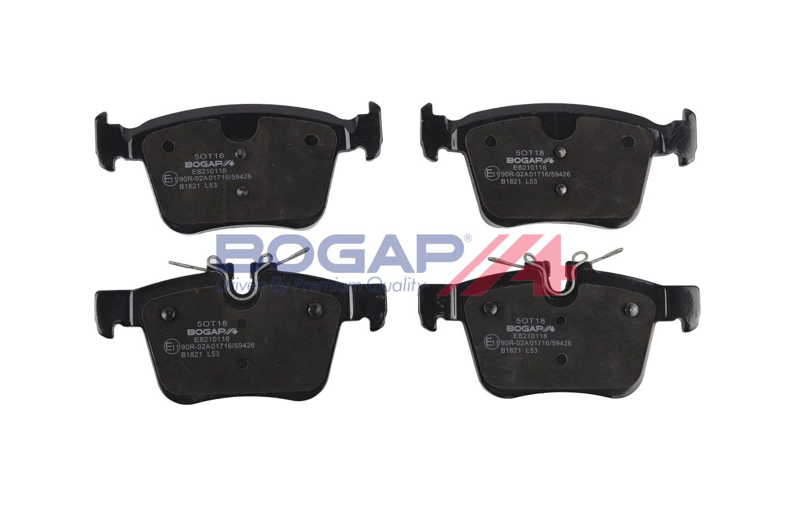 BOGAP E8210118 Brake Pad Set, Disc Brake