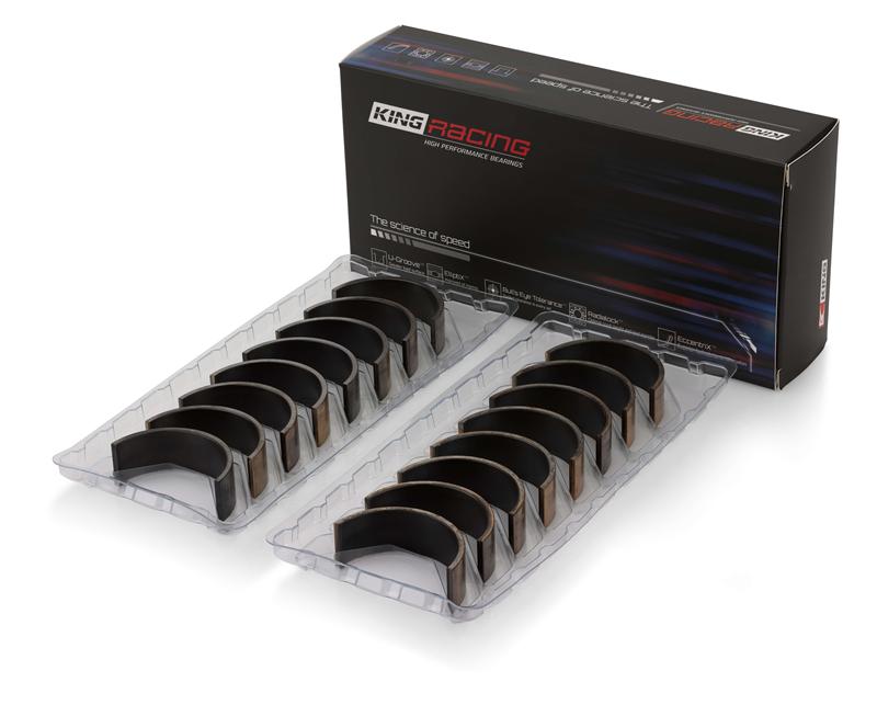 King Engine Bearings King GM SBC/BBC 348/366/396/402/409/427/454/496/502 (.010 Oversized) Performance Rod Bearing Set