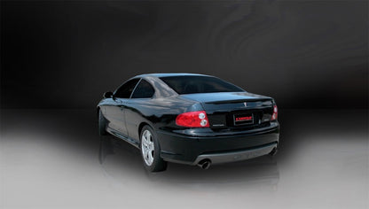 CORSA Performance Corsa 05-06 Pontiac GTO 6L V8 2.5in Sport Cat-Back Exhaust + XPipe w/Dual Exit Single 4in BlackTips