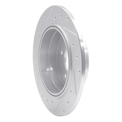 R1 Concepts R1 90-95 Mercedes-Benz SL500 Rear Right Drilled & Slotted Silver Brake Rotor