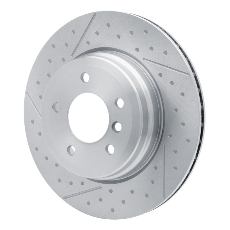 DFC 06-13 BMW 328i Rear Brake Rotor - Dimpled and Slotted