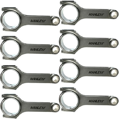 Manley Performance Manley Small Block Chevy LJ-1 6.000in Pro Series I Beam Connecting Rod Set - Set of 8
