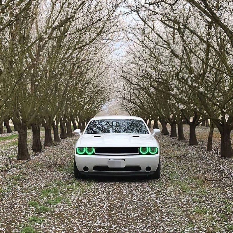 ORACLE Lighting Oracle Dodge Challenger 08-14 Halo Kit (ProjectorHL) - ColorSHIFT w/ Simple Controller