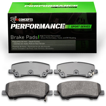 R1 Concepts R1 15-23 Ford Mustang Rear Performance Sport Brake Pads