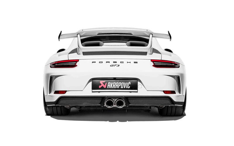 Akrapovic Akrapovic 2018 Porsche 911 GT3 (991.2) Slip-On Race Line (Titanium) w/Titanium Tail Pipe Set