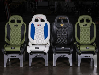 PRP Seats PRP EnduroCrawl Reclining Suspension Seat (Driver Side) - Black Tweed