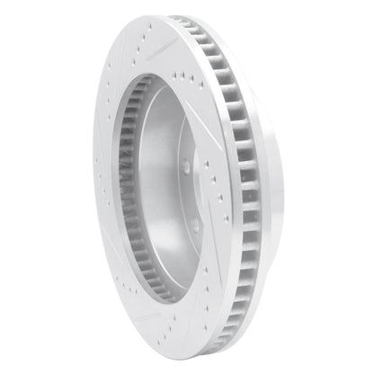 R1 Concepts R1 06-11 Cadillac DTS Front Right Drilled & Slotted Silver Brake Rotor