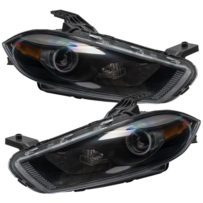 ORACLE Lighting Oracle 13-16 Dodge Dart SMD HL - Black - Halogen - ColorSHIFT w/ 2.0 Controller