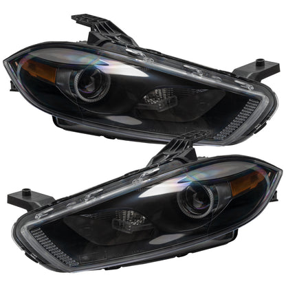 ORACLE Lighting Oracle 13-14 Dodge Dart (HID Style) SMD HL - Black - ColorSHIFT w/ 2.0 Controller