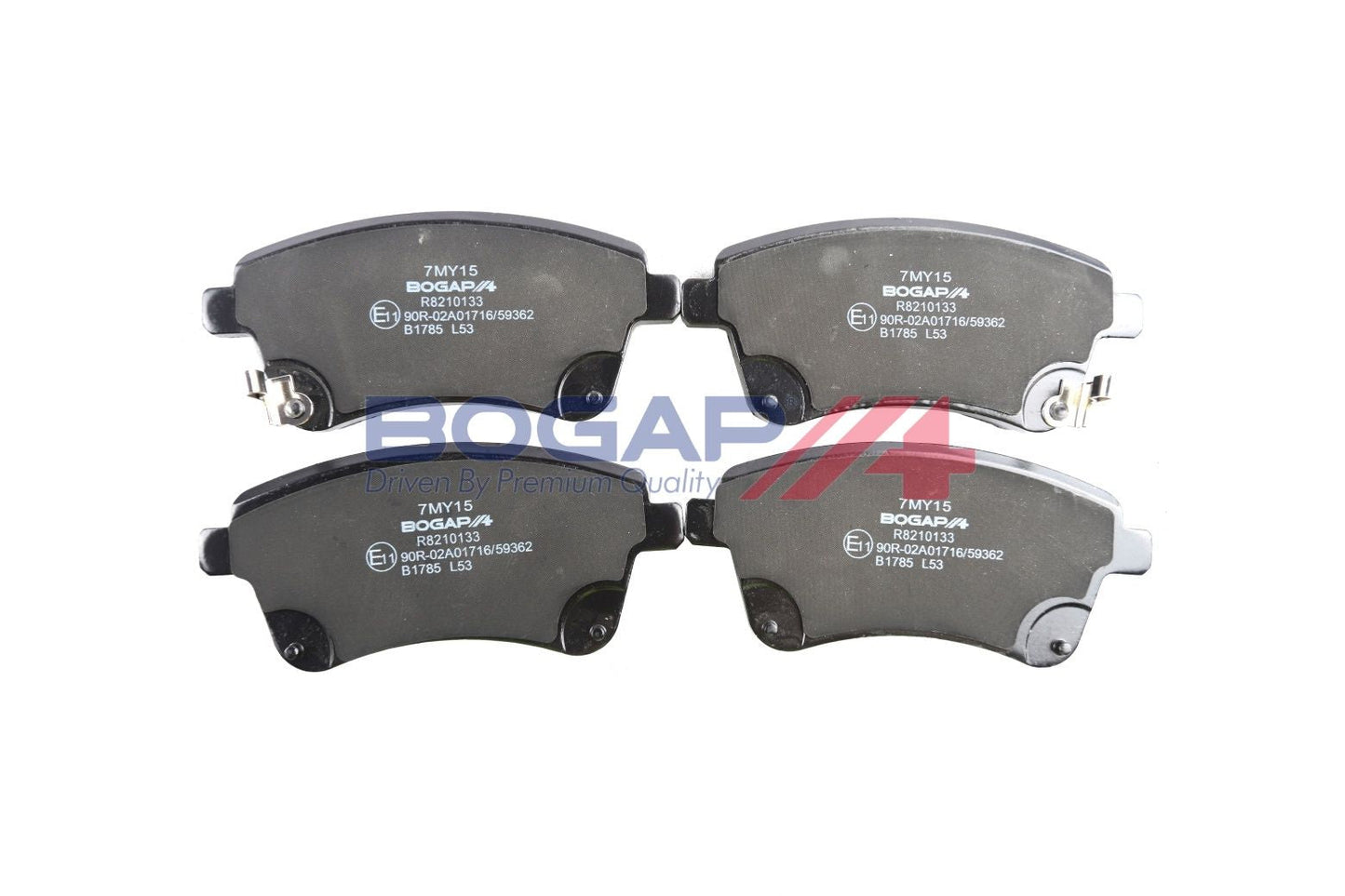 BOGAP R8210133 Brake Pad Set, Disc Brake