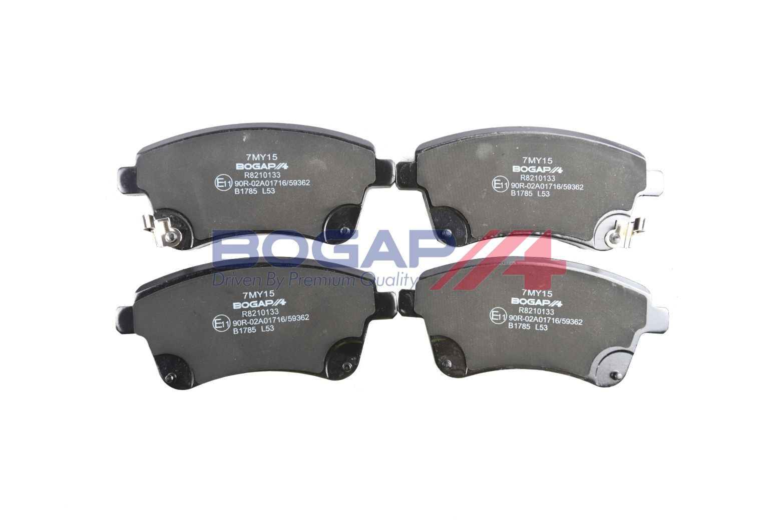 BOGAP R8210133 Brake Pad Set, Disc Brake