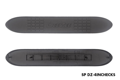 Dee Zee Universal Service Parts Step Pads 4In Checkered w/ DZ Logo
