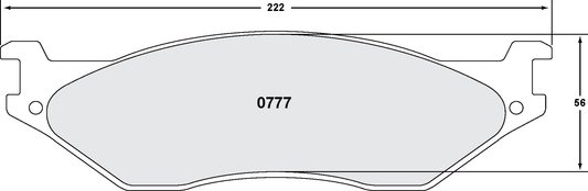 PFC 0777.20 777 CARBON METALLIC BRAKE PAD SET