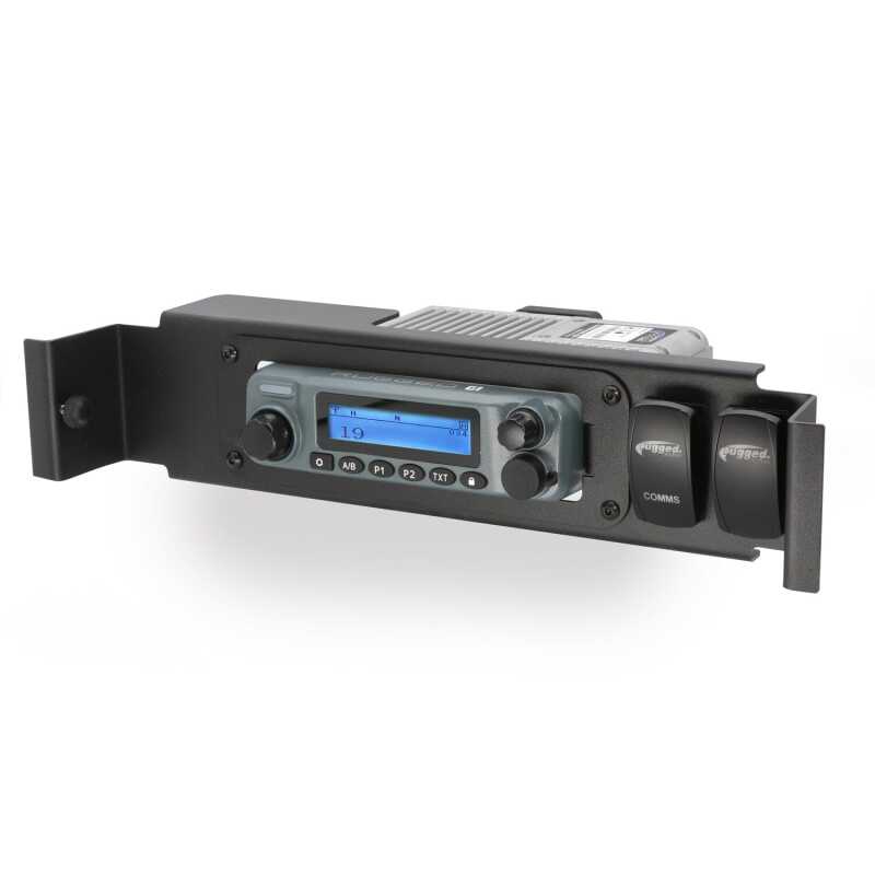 Rugged Radios Center Console Radio Mount for Ford Chevy GMC and Ram TRX Trucks Rugged Radios RDM