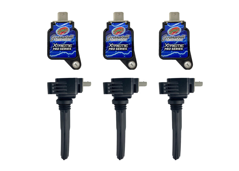 Granatelli Motor Sports Granatelli 17-18 Ford EcoBoost 3.5TT Hi-Perf Coil-On-Plug Wire Conn Kit w/Coil Packs (65K Volts)