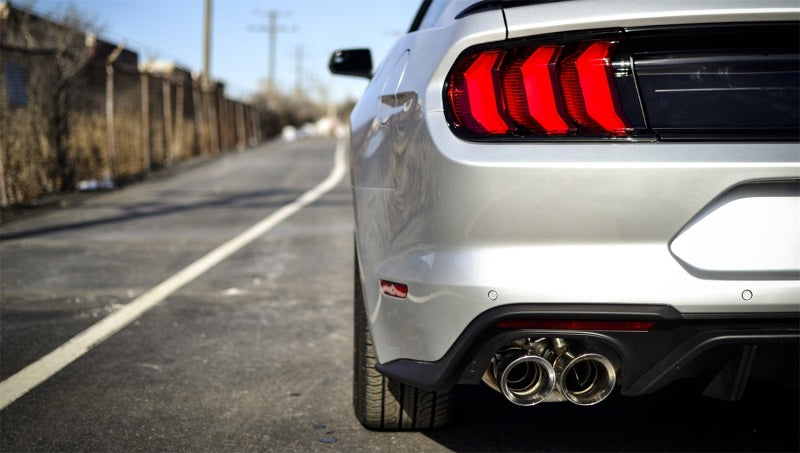 CORSA Performance Corsa 2018-2023 Ford Mustang GT Fastback 5.0L 3in Sport Axle-Back Exhaust w/ 4in Polished Tips