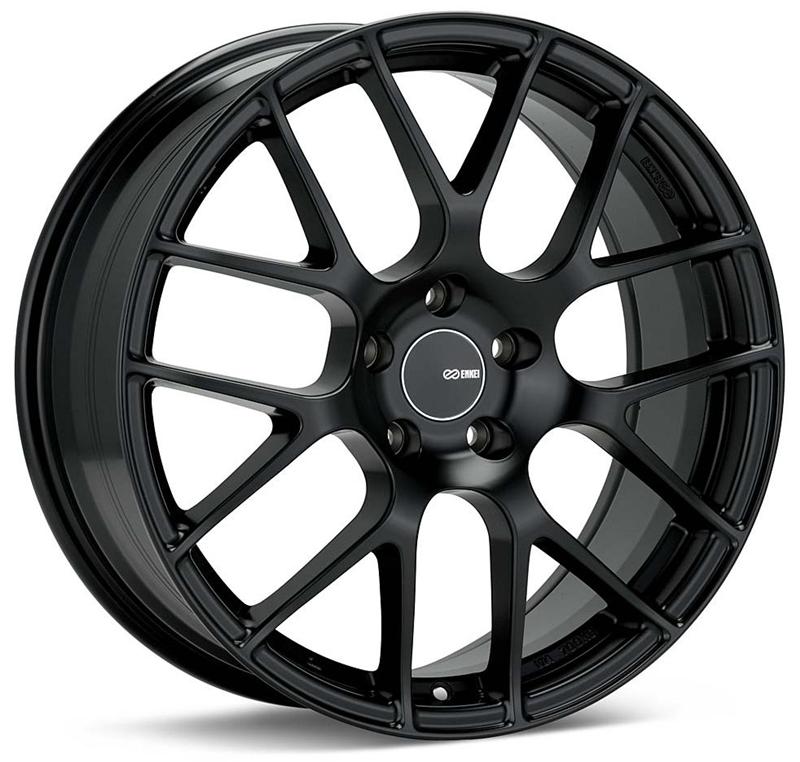 Enkei Raijin 19x8 40mm Offset 5x114.3 Bolt Pattern 72.6 Bore Dia Black Wheel