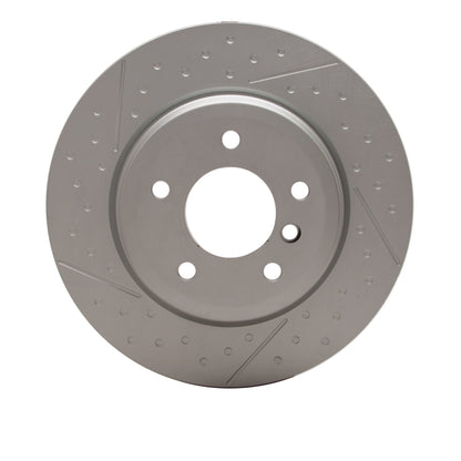 DFC 06-13 BMW 330i Rear GeoSPEC Coated Rotor - Dimpled and Slotted