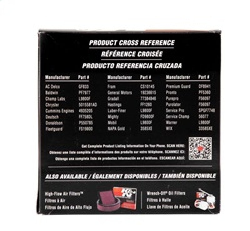K&N Engineering K&N 03-09 Dodge Ram 5.9L L6 Diesel 3.375in OD x 3.969in L Fuel Filter