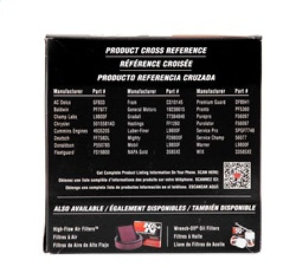 K&N Engineering K&N 03-09 Dodge Ram 5.9L L6 Diesel 3.375in OD x 3.969in L Fuel Filter