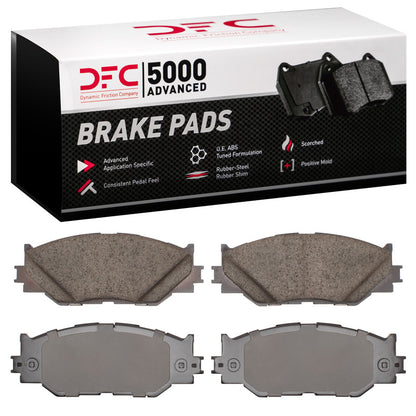 DFC 06-15 Lexus IS250 Front 5000 Advanced Low Metallic Brake Pads