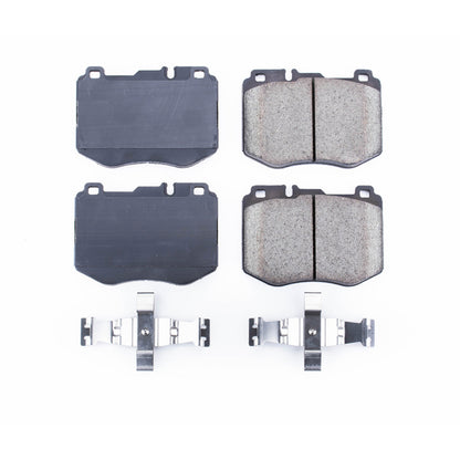 PowerStop Power Stop 15-17 Mercedes-Benz C300 Front Z17 Evolution Ceramic Brake Pads w/Hardware