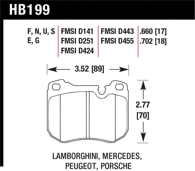 Hawk Performance Hawk 80-92 Porsche 924 Turbo DTC-60 Race Brake Pads