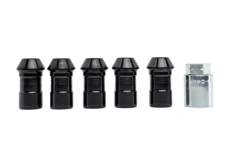 Ford Racing 2023+ Ford Bronco Raptor M14 x 1.5 Black Security Lug Nut Kit - Set of 5