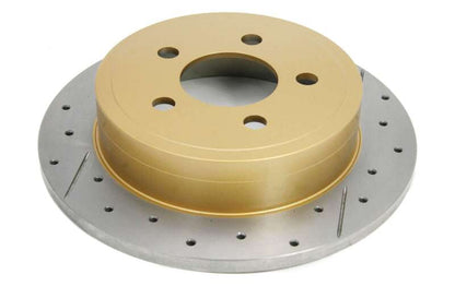 DBA 03-07 Jeep Liberty Rear Street Drilled & Slotted Rotor