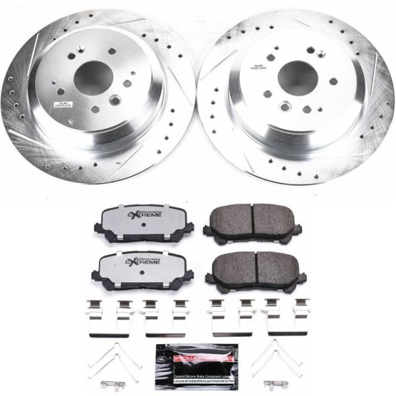 PowerStop Power Stop 14-16 Acura MDX Rear Z36 Truck & Tow Brake Kit