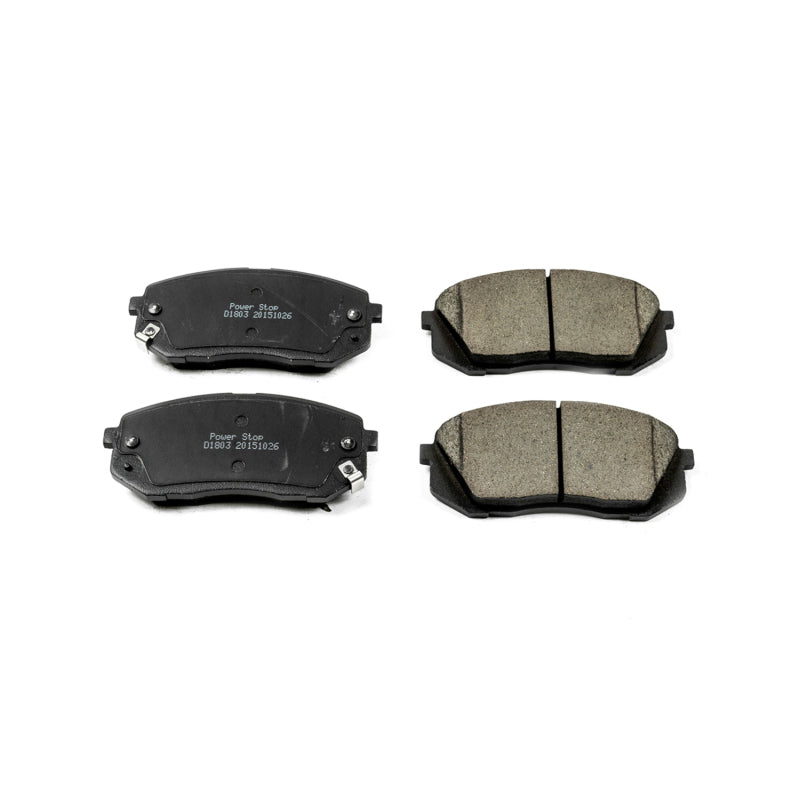 PowerStop Power Stop 15-16 Hyundai Sonata Front Z16 Evolution Ceramic Brake Pads