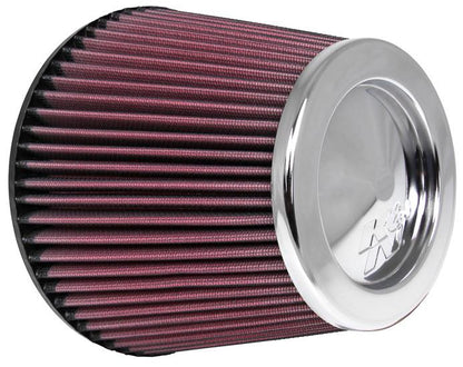 K&N Engineering K&N Universal Chrome Filter 6in Flange ID x 7.5in Base OD x 5in Top OD x 6in H