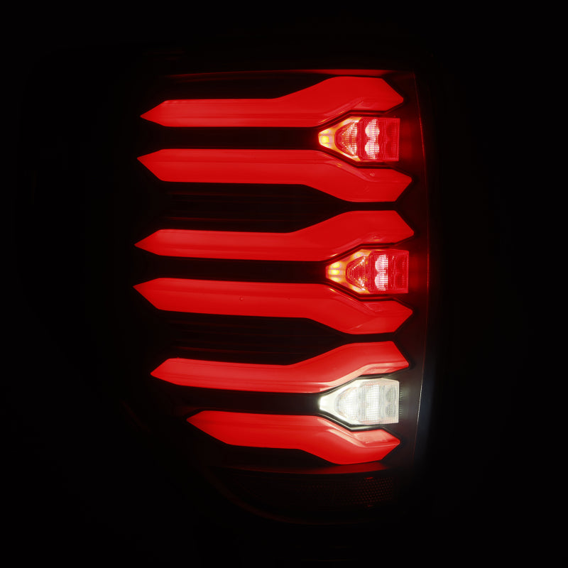AlphaRex 09-14 Ford F150 LUXX LED Taillights - Black Housing