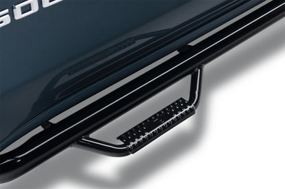 N-Fab Nerf Step 01-06 Chevy-GMC 1500/2500/3500 Crew Cab 8ft Bed - Gloss Black - Bed Access - 3in