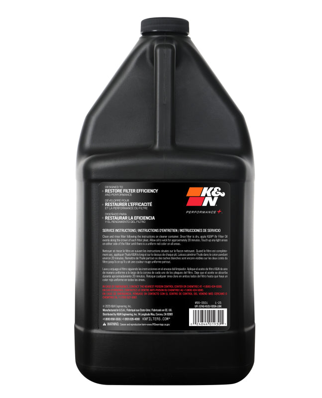 K&N Engineering K&N 1 Gallon Air Filter Oil