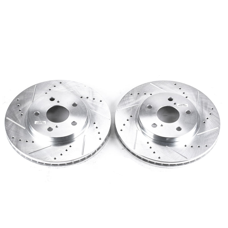 PowerStop Power Stop 2002 Lexus ES300 Front Evolution Drilled & Slotted Rotors - Pair