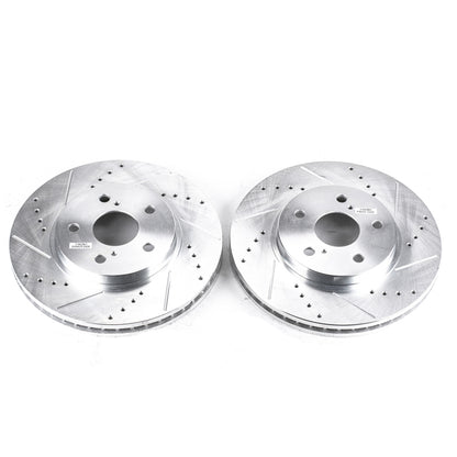 PowerStop Power Stop 2002 Lexus ES300 Front Evolution Drilled & Slotted Rotors - Pair