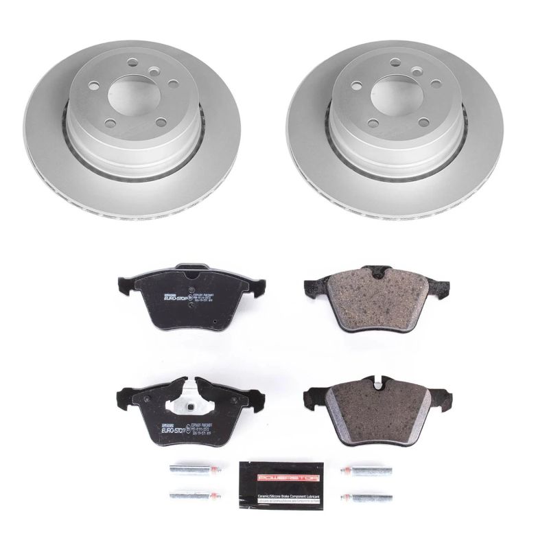PowerStop Power Stop 07-08 Jaguar S-Type Front Euro-Stop Brake Kit